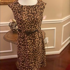 Animal Print Dress.